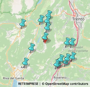 Mappa 38073 Cavedine TN, Italia (7.88938)