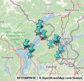 Mappa Via Amilcare Ponchielli, 21016 Luino VA, Italia (10.196)