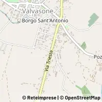 Kaart Valvasone