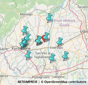 Mappa Via Trieste, 33098 Valvasone PN, Italia (12.15)