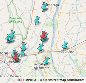 Mappa Via Trieste, 33098 Valvasone PN, Italia (9.02)