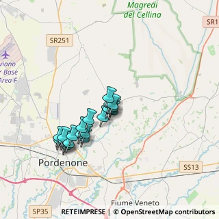 Mappa Via Chialaret, 33084 Cordenons PN, Italia (3.035)