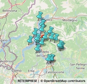 Mappa Via Adamello, 23825 Esino Lario LC, Italia (9.421)