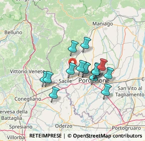 Mappa Via Arrigo Boito, 33074 Fontanafredda PN, Italia (10.06125)