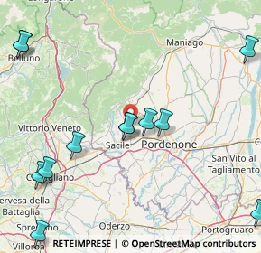 Mappa Via Arrigo Boito, 33074 Fontanafredda PN, Italia (21.0825)