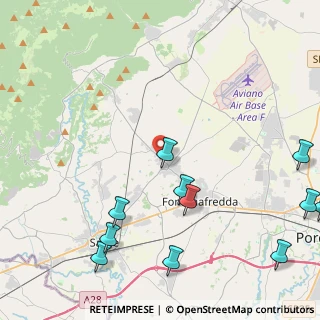 Mappa Via Arrigo Boito, 33074 Fontanafredda PN, Italia (5.72727)
