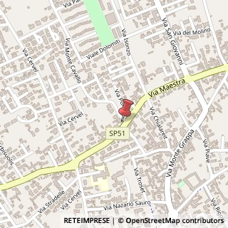 Mappa Via Maestra Vecchia, 52, 33084 Cordenons, Pordenone (Friuli-Venezia Giulia)