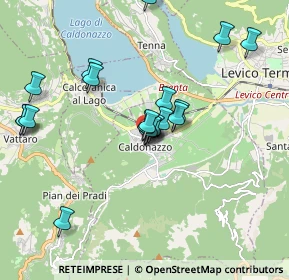 Mappa Via Graziadei, 38052 Caldonazzo TN, Italia (1.683)