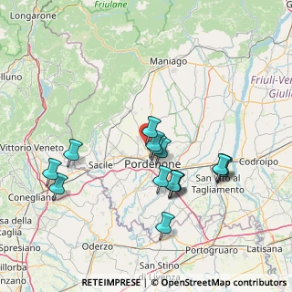 Mappa Via de la Comina, 33170 Pordenone PN, Italia (14.192)
