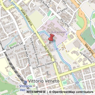 Mappa Via Pastore Giulio, 62, 31029 Vittorio Veneto, Treviso (Veneto)