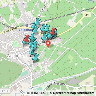 Mappa Via Zaffo, 38052 Caldonazzo TN, Italia (0.325)