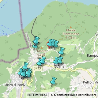 Mappa Localita Casle', 22024 Lanzo D'intelvi CO, Italia (1.03)