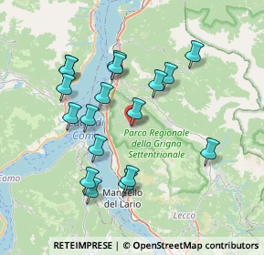 Mappa Via Giuseppe Verdi, 23825 Esino Lario LC, Italia (7.12611)