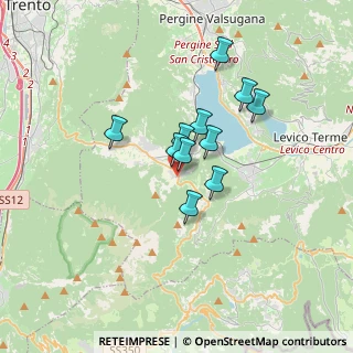 Mappa Via Dosso, 38049 Vattaro TN, Italia (2.44091)