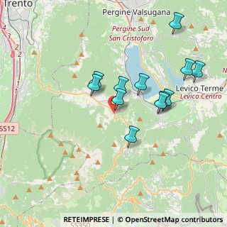 Mappa Via Dosso, 38049 Vattaro TN, Italia (3.37667)