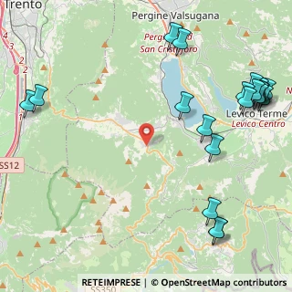 Mappa Via Dosso, 38049 Vattaro TN, Italia (5.9795)