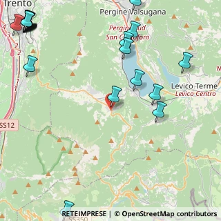 Mappa Via Dosso, 38049 Vattaro TN, Italia (6.7205)