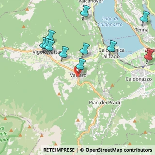 Mappa Via Dosso, 38049 Vattaro TN, Italia (2.45083)