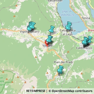 Mappa Via Dosso, 38049 Vattaro TN, Italia (2.3035)