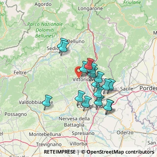 Mappa 31020 Revine Lago TV, Italia (11.82353)