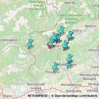 Mappa 32030 Seren del Grappa BL, Italia (10.53643)