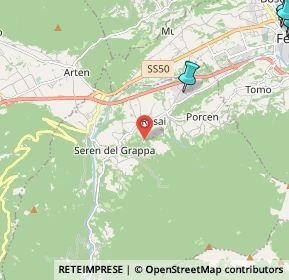 Mappa 32030 Seren del Grappa BL, Italia (4.59579)
