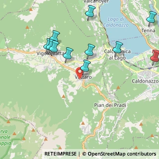 Mappa Via Doss del Bue, 38049 Vattaro TN, Italia (2.44917)
