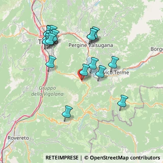 Mappa Via Doss del Bue, 38049 Vattaro TN, Italia (8.22421)