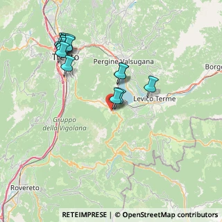 Mappa Via Doss del Bue, 38049 Vattaro TN, Italia (8.135)