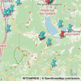 Mappa Via Doss del Bue, 38049 Vattaro TN, Italia (6.538)