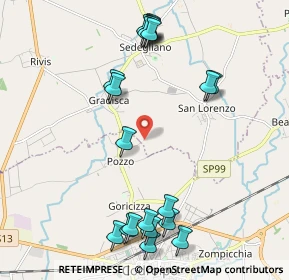 Mappa Via Mussars, 33033 Codroipo UD, Italia (2.3885)