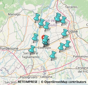 Mappa Via Mussars, 33033 Codroipo UD, Italia (11.07733)