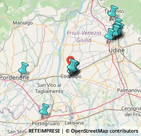 Mappa Via Mussars, 33033 Codroipo UD, Italia (16.58667)