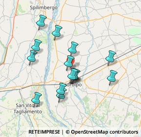 Mappa Via Mussars, 33033 Codroipo UD, Italia (6.418)