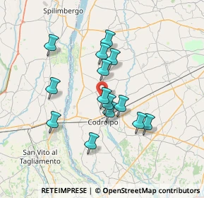 Mappa Via Mussars, 33033 Codroipo UD, Italia (5.91214)