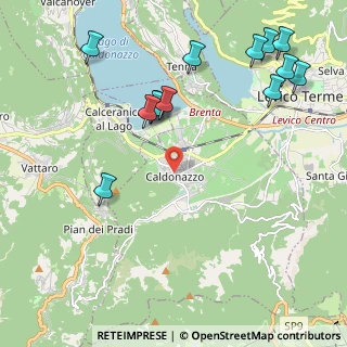 Mappa Via Siccone, 38052 Caldonazzo TN, Italia (2.54231)