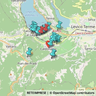 Mappa Via Siccone, 38052 Caldonazzo TN, Italia (1.2975)