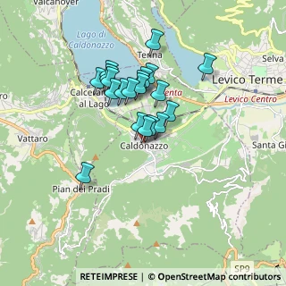 Mappa Via Siccone, 38052 Caldonazzo TN, Italia (1.3575)