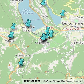 Mappa Via Siccone, 38052 Caldonazzo TN, Italia (1.691)