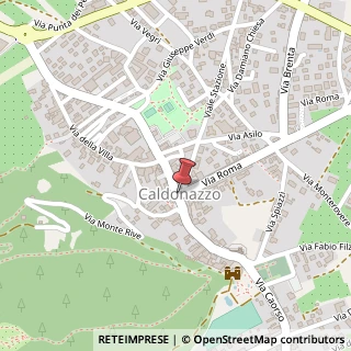 Mappa Piazza Municipio, 14, 38052 Caldonazzo, Trento (Trentino-Alto Adige)