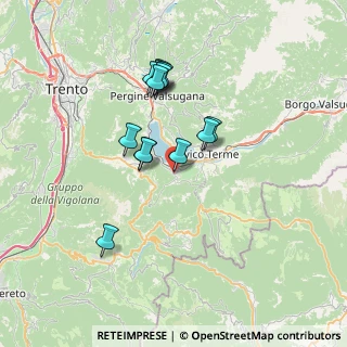 Mappa Via Siccone, 38052 Caldonazzo TN, Italia (5.91846)