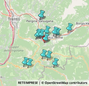 Mappa Piazza Municipio, 38052 Caldonazzo TN, Italia (5.758)