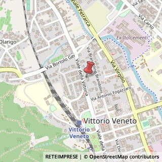 Mappa Viale della Vittoria, 73, 31029 Vittorio Veneto, Treviso (Veneto)