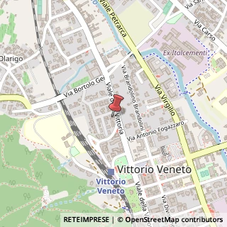 Mappa Viale della Vittoria, 50, 31029 Vittorio Veneto, Treviso (Veneto)