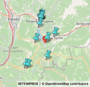 Mappa 38052 Caldonazzo TN, Italia (6.92)