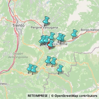 Mappa 38052 Caldonazzo TN, Italia (5.78)