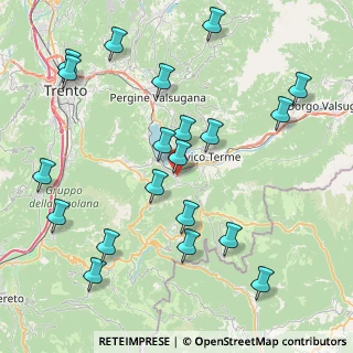 Mappa 38052 Caldonazzo TN, Italia (9.32)