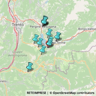 Mappa 38052 Caldonazzo TN, Italia (5.64278)