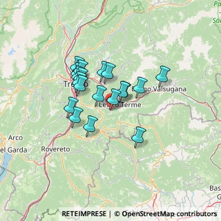 Mappa 38052 Caldonazzo TN, Italia (10.486)