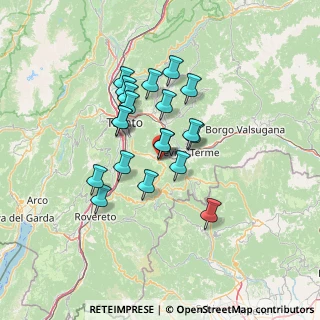 Mappa Via S. Martino, 38049 Vattaro TN, Italia (10.71)